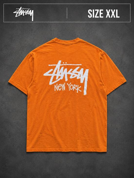 Stussy Other - Stussy New York Chapter Tee XXL Rare Orange Archive Color NWOT